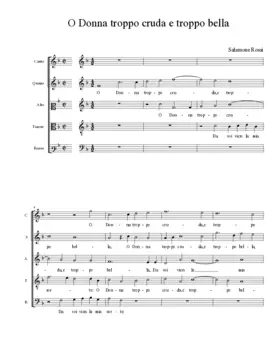O Donna troppo cruda e troppo bella