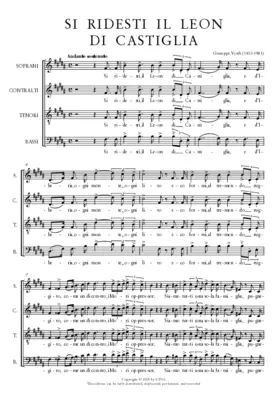 Si ridesti il Leon di Castiglia