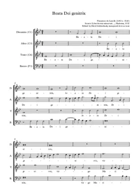 Beata Dei genitrix