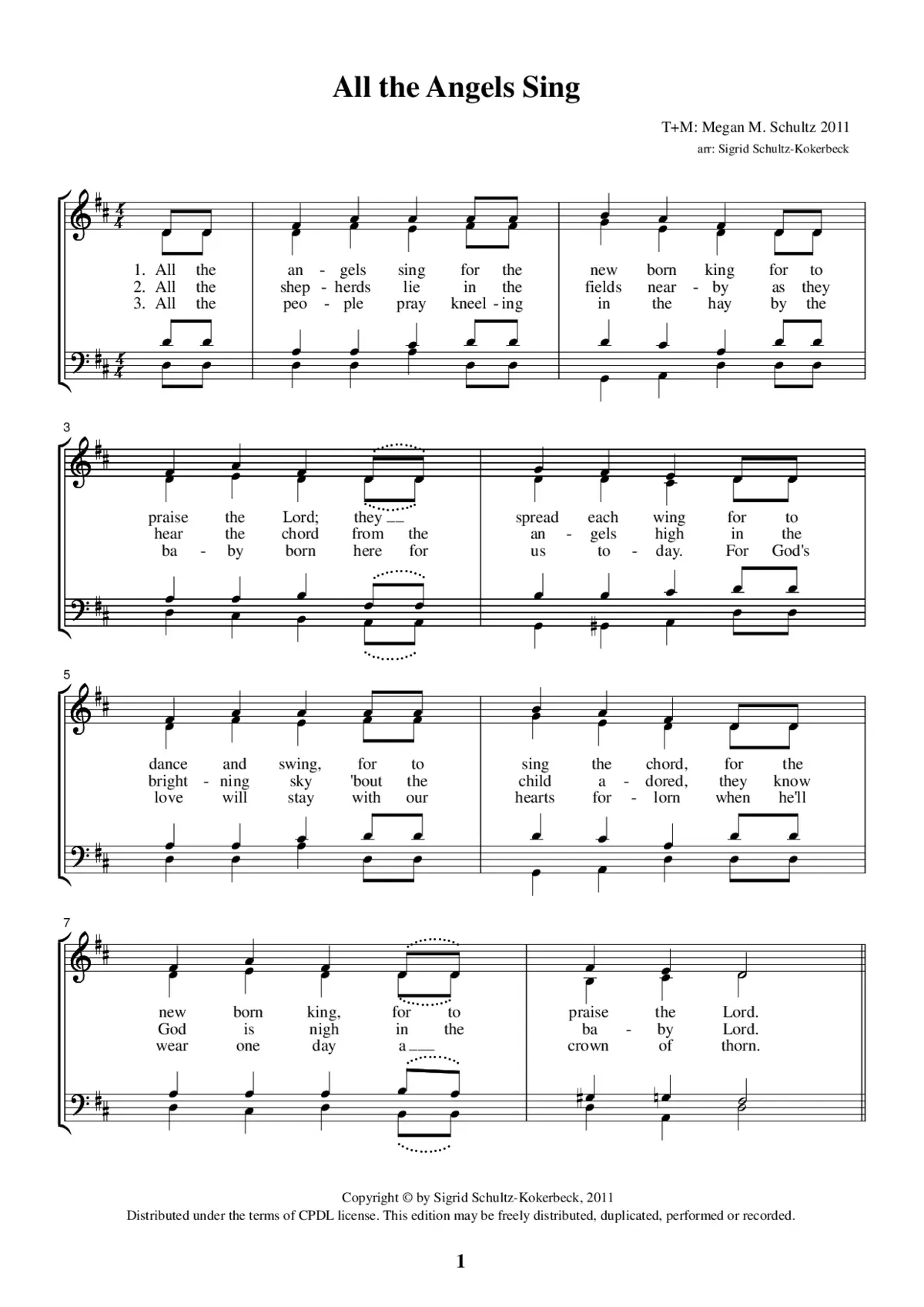 All the angels sing - Page 1