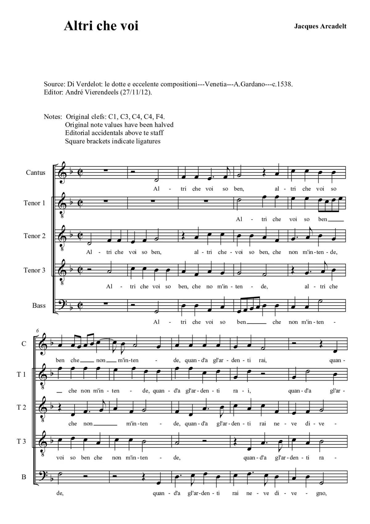Altri che voi - Page 1