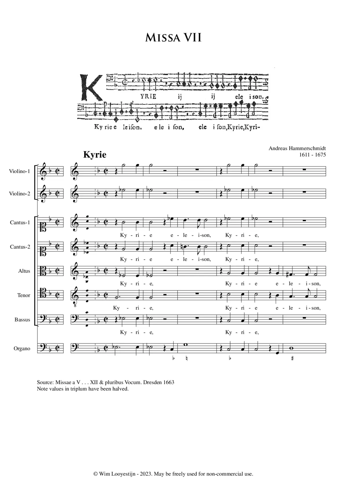 Missa VII - Page 1