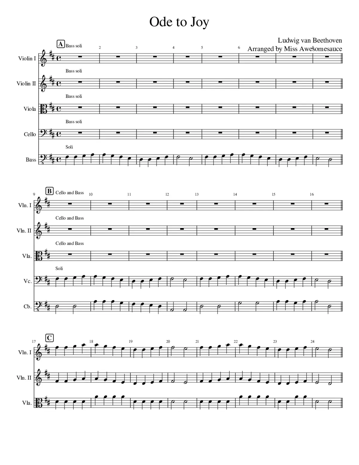 Symphony No.9 Op.125 - Page 1