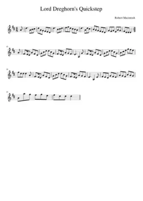 Lord Dreghorn's Quickstep