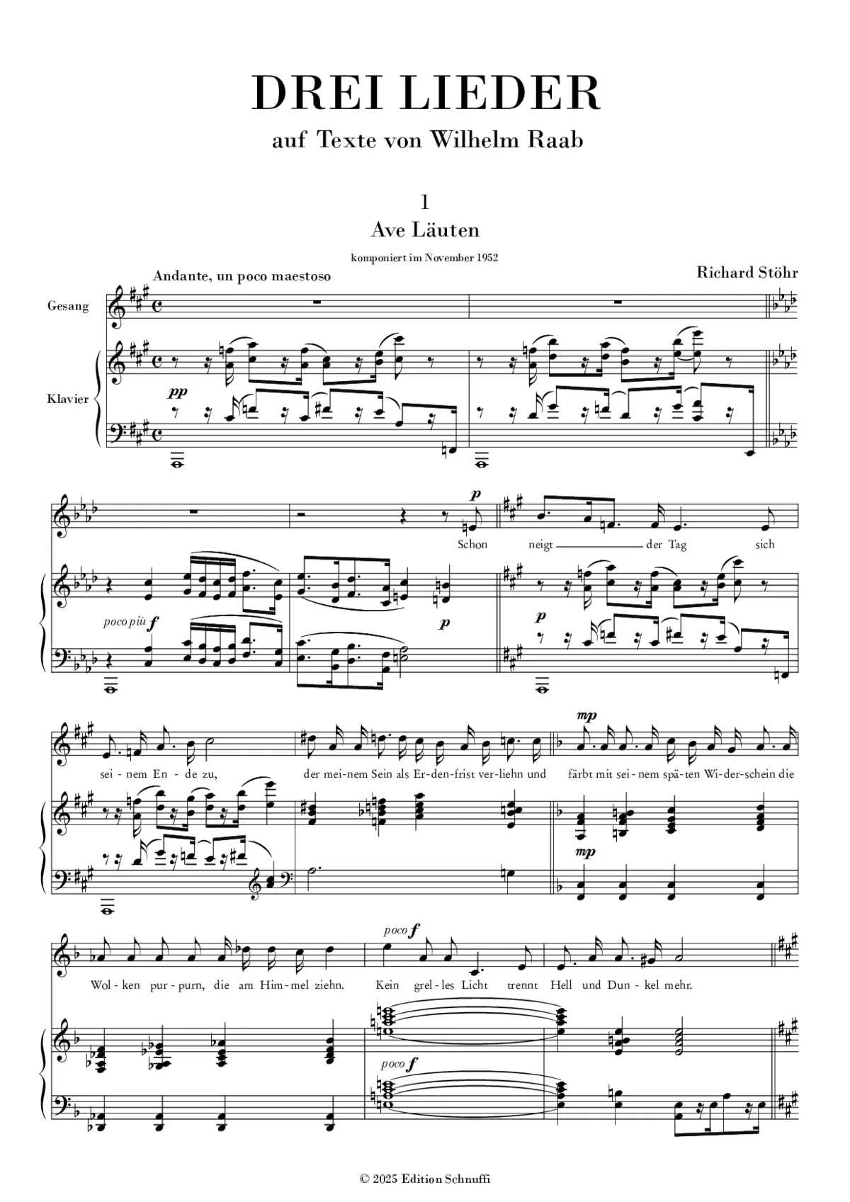 3 Lieder - Page 1