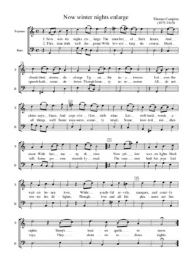 Now winter nights enlarge