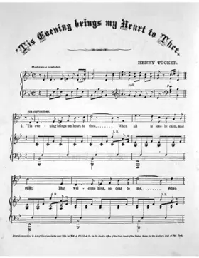 'Tis Evening Brings My Heart to Thee