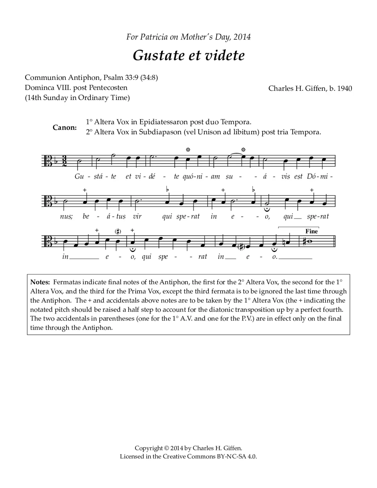 Gustate et videte - Page 1