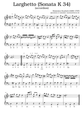 Keyboard Sonata in D minor K.34