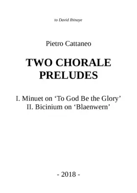 2 Chorale Preludes