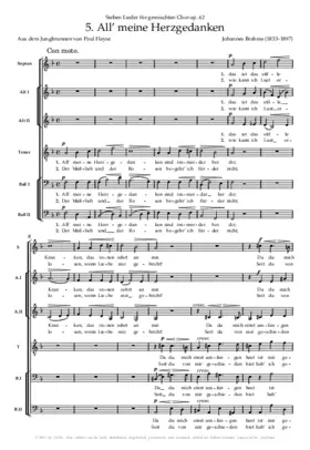 All meine Herzgedanken, Op. 62, No. 5