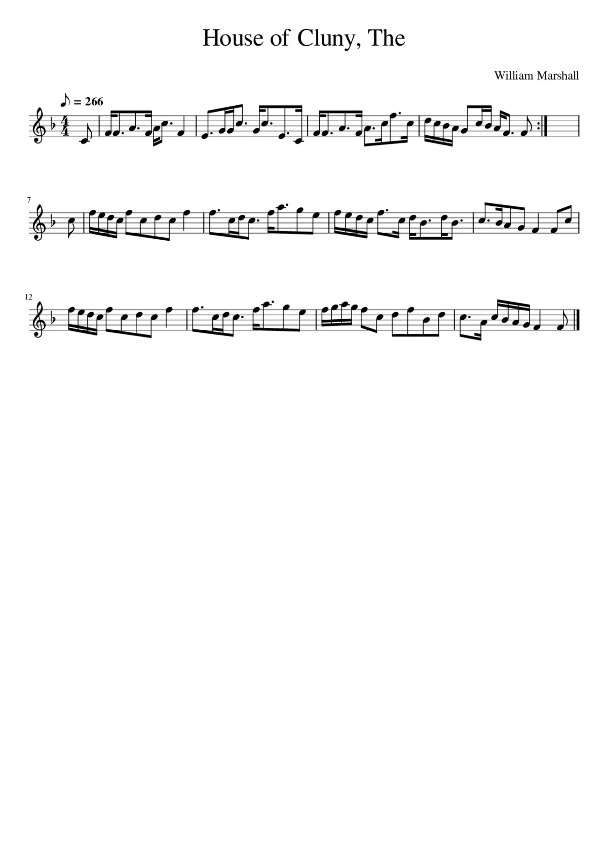 The House of Cluny - Page 1