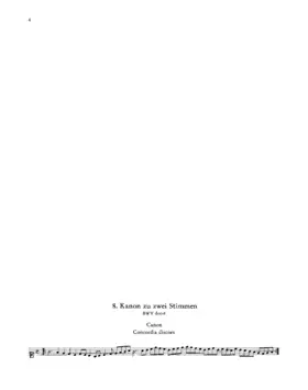 Kanon zu zwei Stimmen