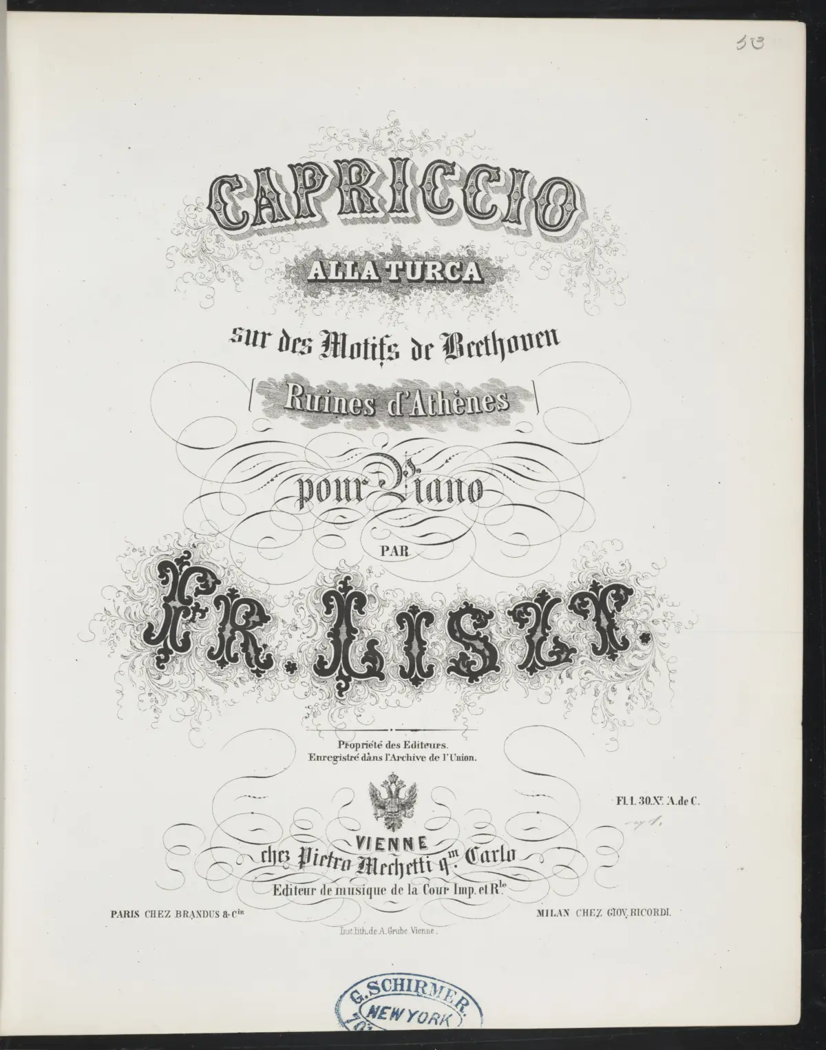 Capriccio alla turca sur des motifs de Beethoven - Page 1