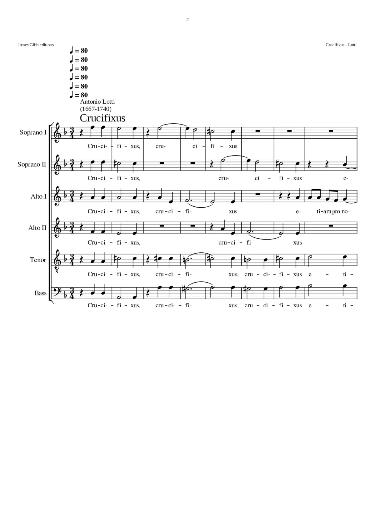 Crucifixus a 6 - Page 1