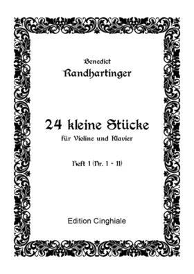 24 kleine Stücke für Violine und Klavier