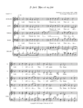 O Lord, Thou art my God