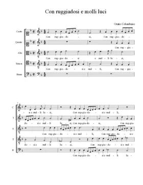 Con ruggiadosi e molli luci