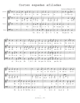 Corten espadas afiladas