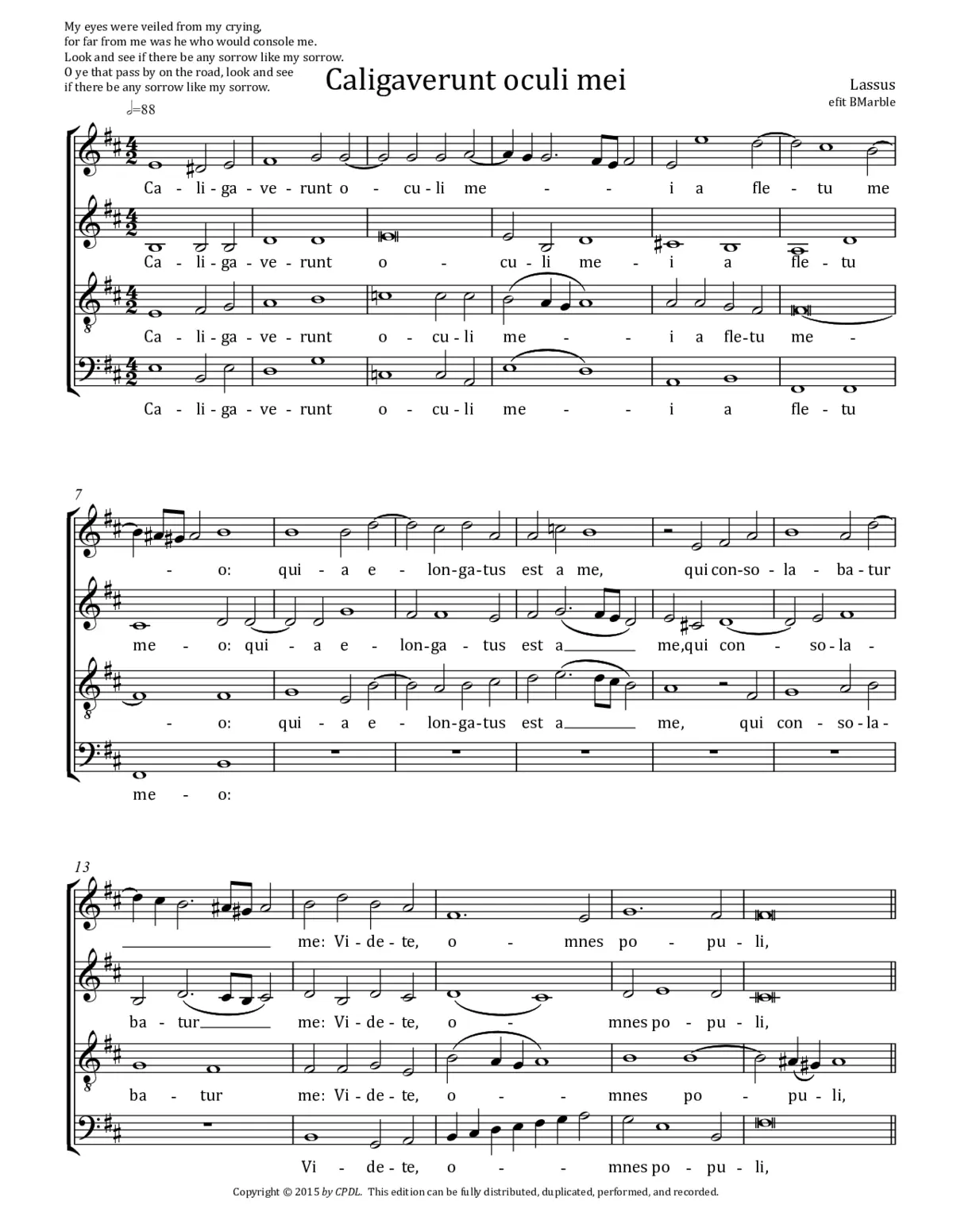 Caligaverunt oculi mei a4 - Page 1