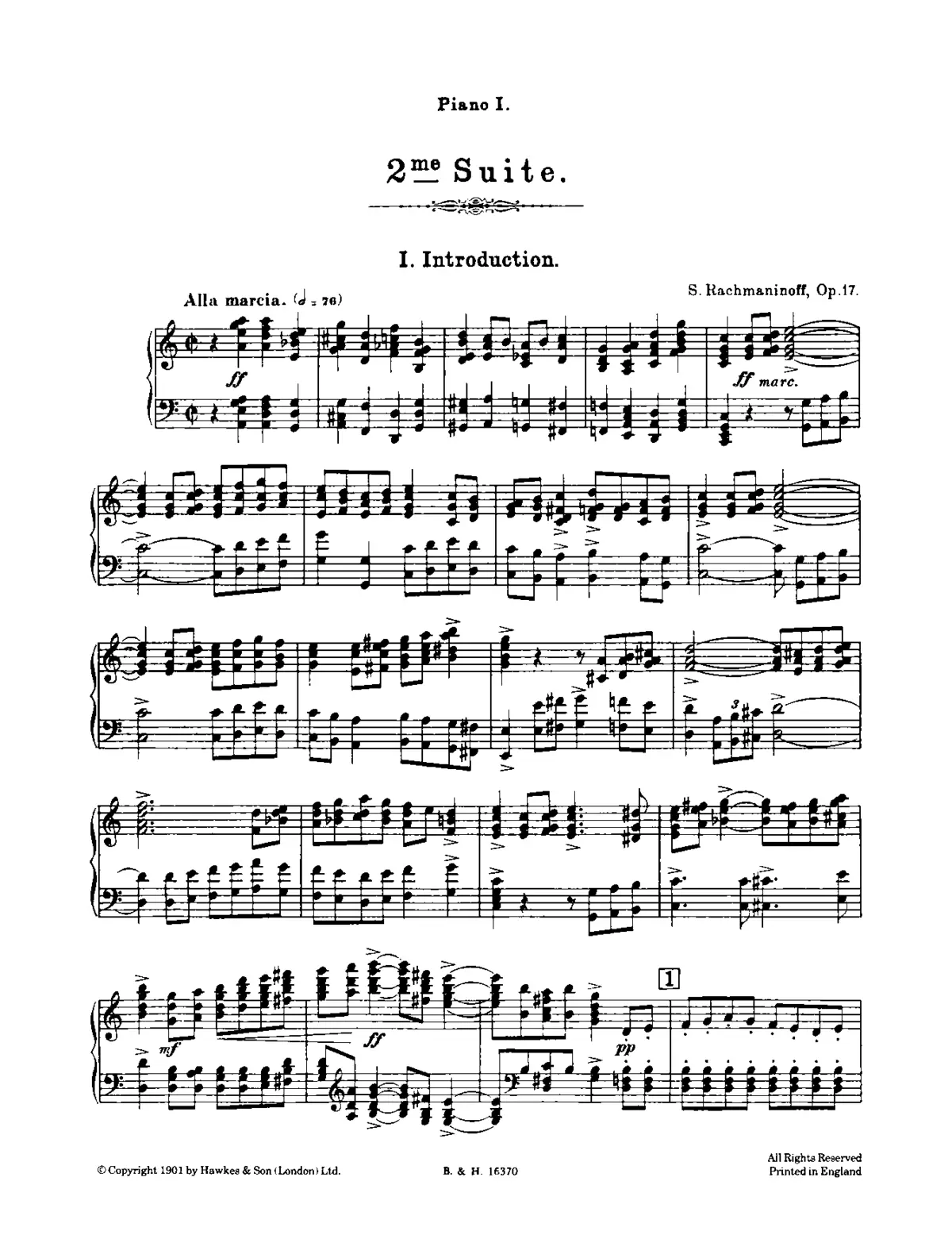 Suite No.2 - Page 1