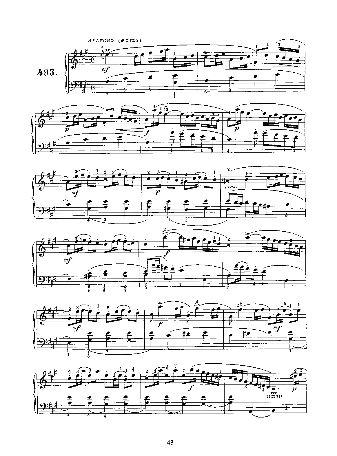 Keyboard Sonata in A major - Page 1