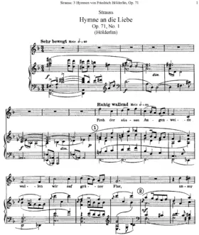 3 Hymnen von Friedrich Hölderlin