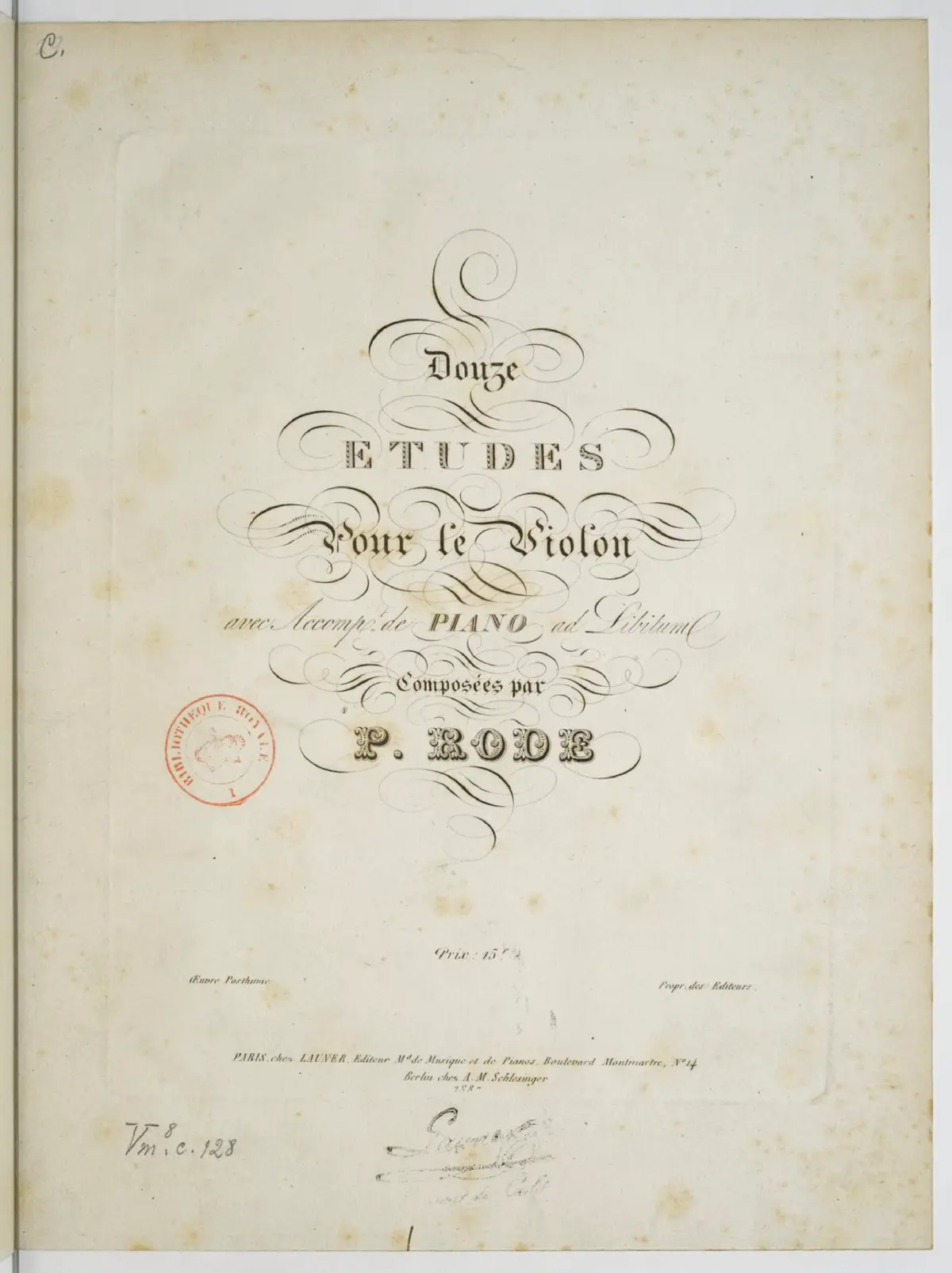 12 Etudes for Violin - Page 1
