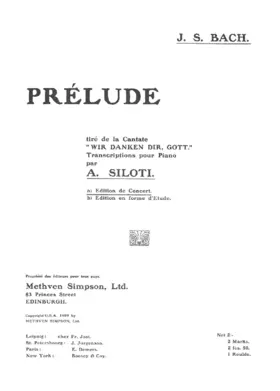 2 Transcriptions of Prelude from the Cantata 29 by J.S Bach