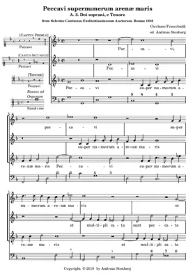 Peccavi super numerum arenæ maris