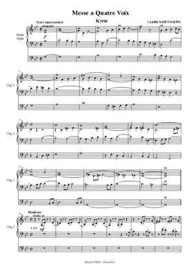 Messe à quatre voix