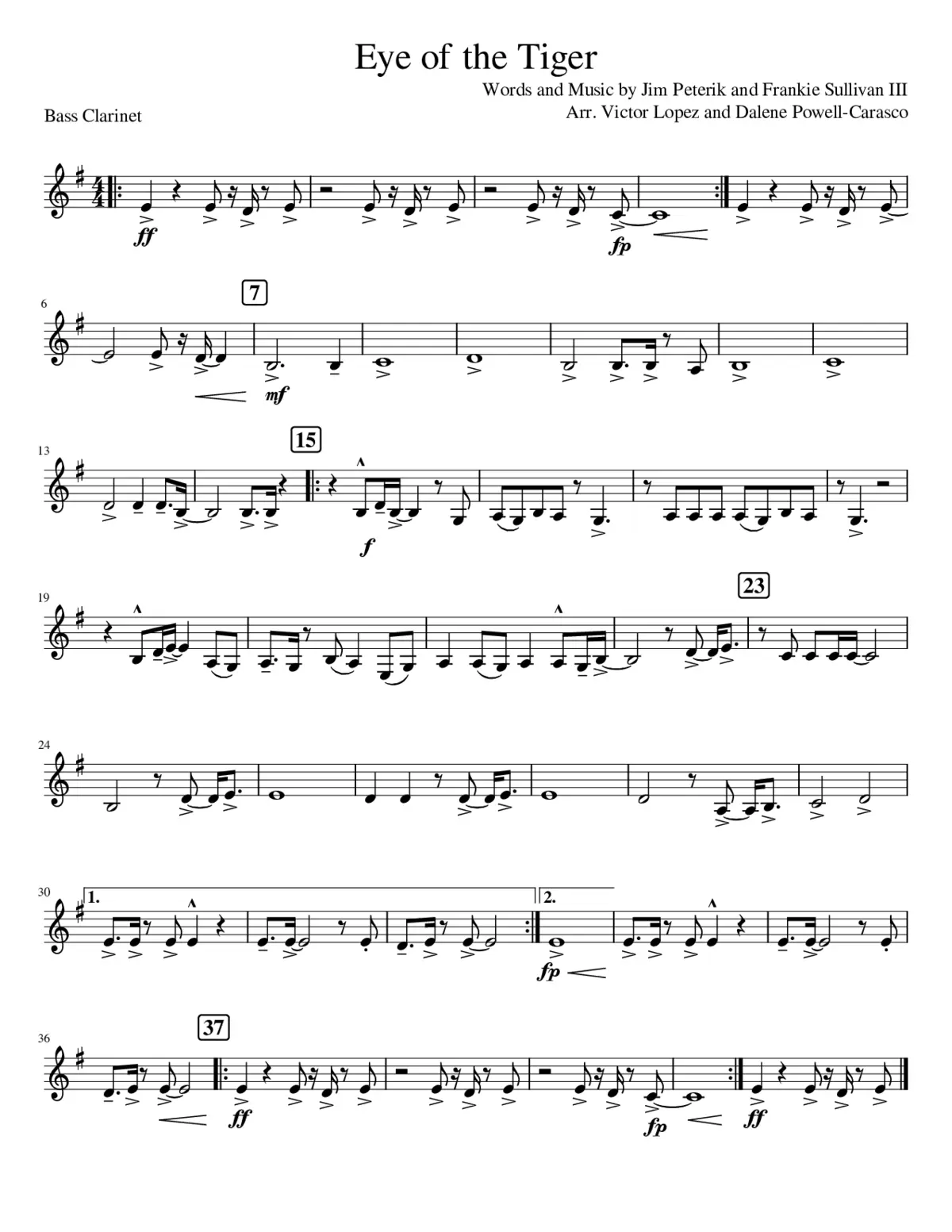 eye of the tiger - Page 1