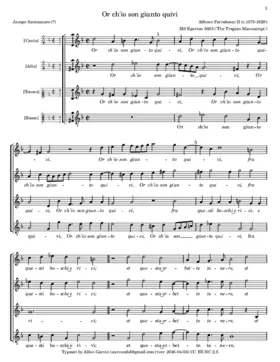 Or ch'io son giunto quivi