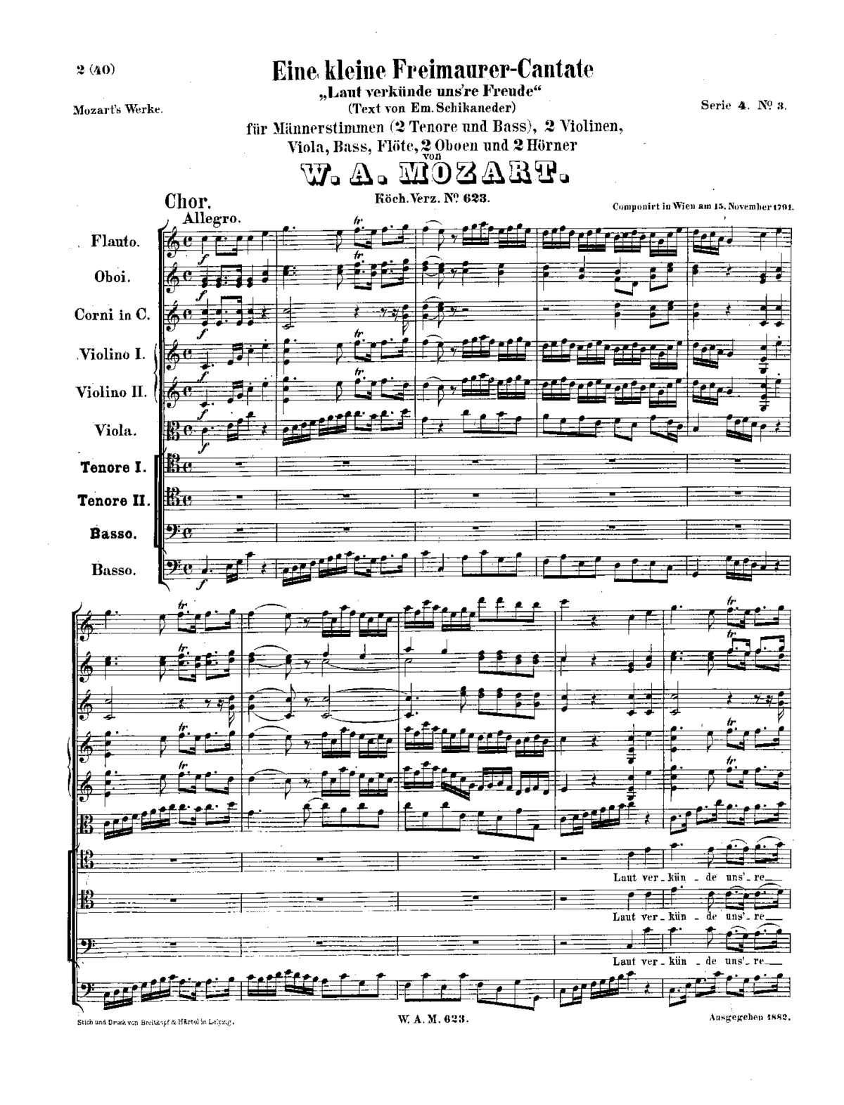 Laut verkünde unsre Freude - Page 1