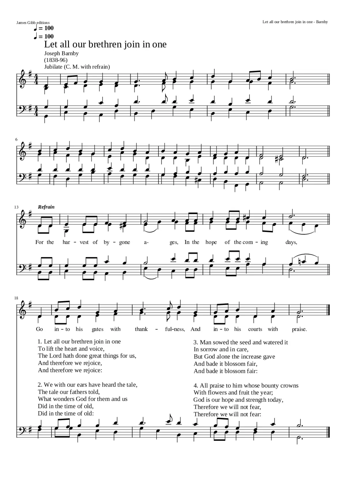 Jubilate - Page 1