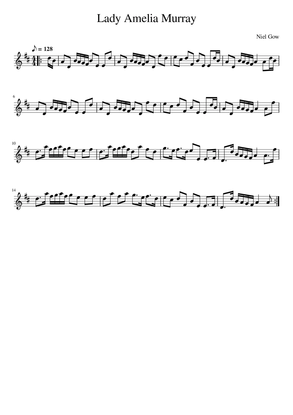 Lady Amelia Murray - Page 1