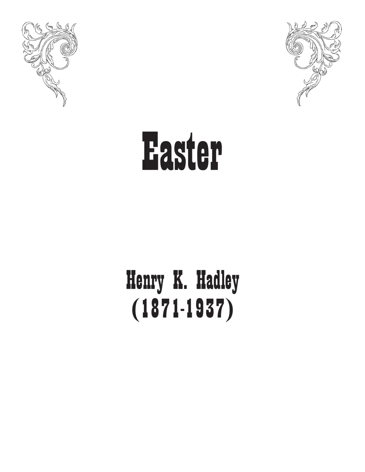 Easter - Page 1