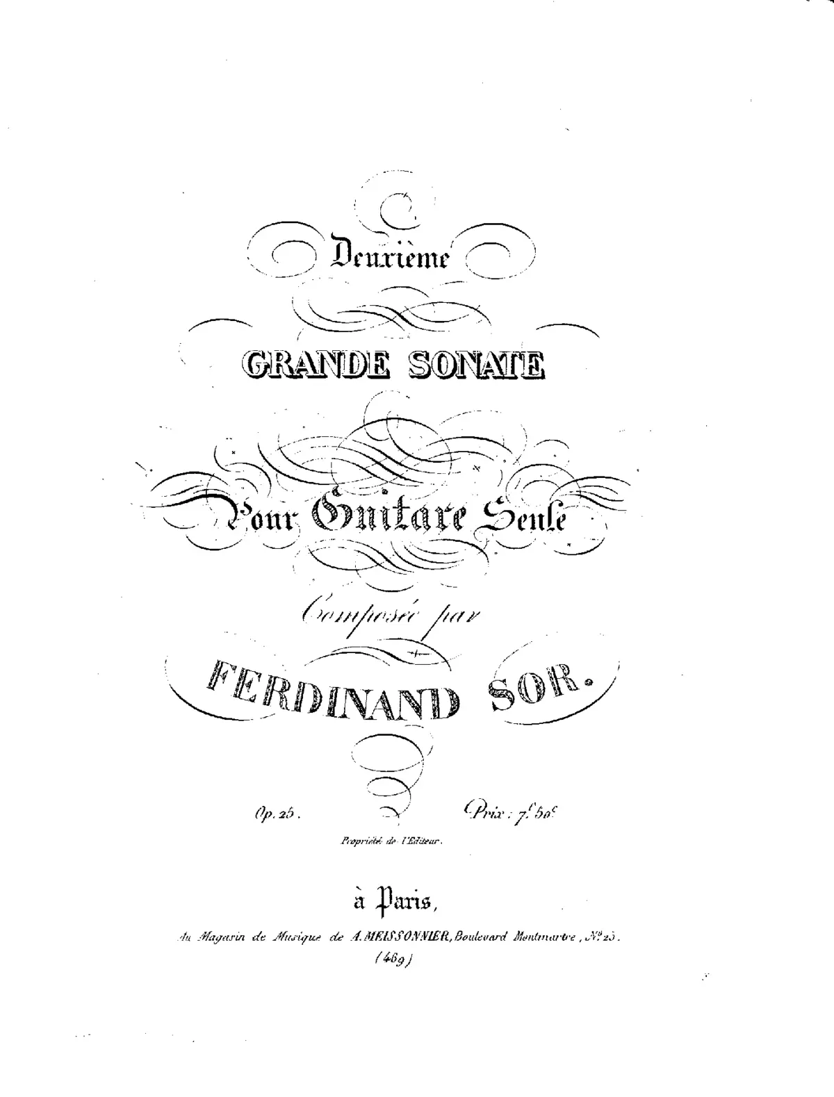 Grande Sonate - Page 1