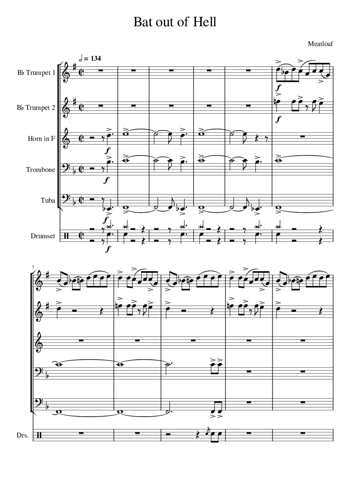 bat out of hell - Page 1