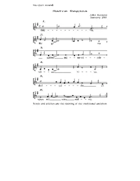 Salve Regina (round)