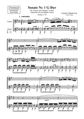 3 Sonatas for lute and obligate violin