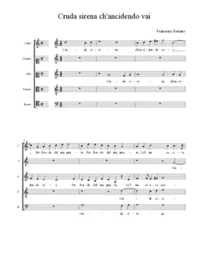Cruda sirena ch'ancidendo vai
