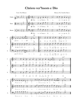 Christo ver'huom e Dio