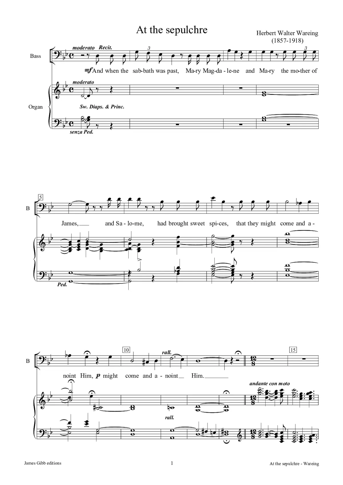 At the sepulchre - Page 1