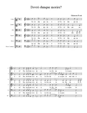 Dovrò dunque morire?