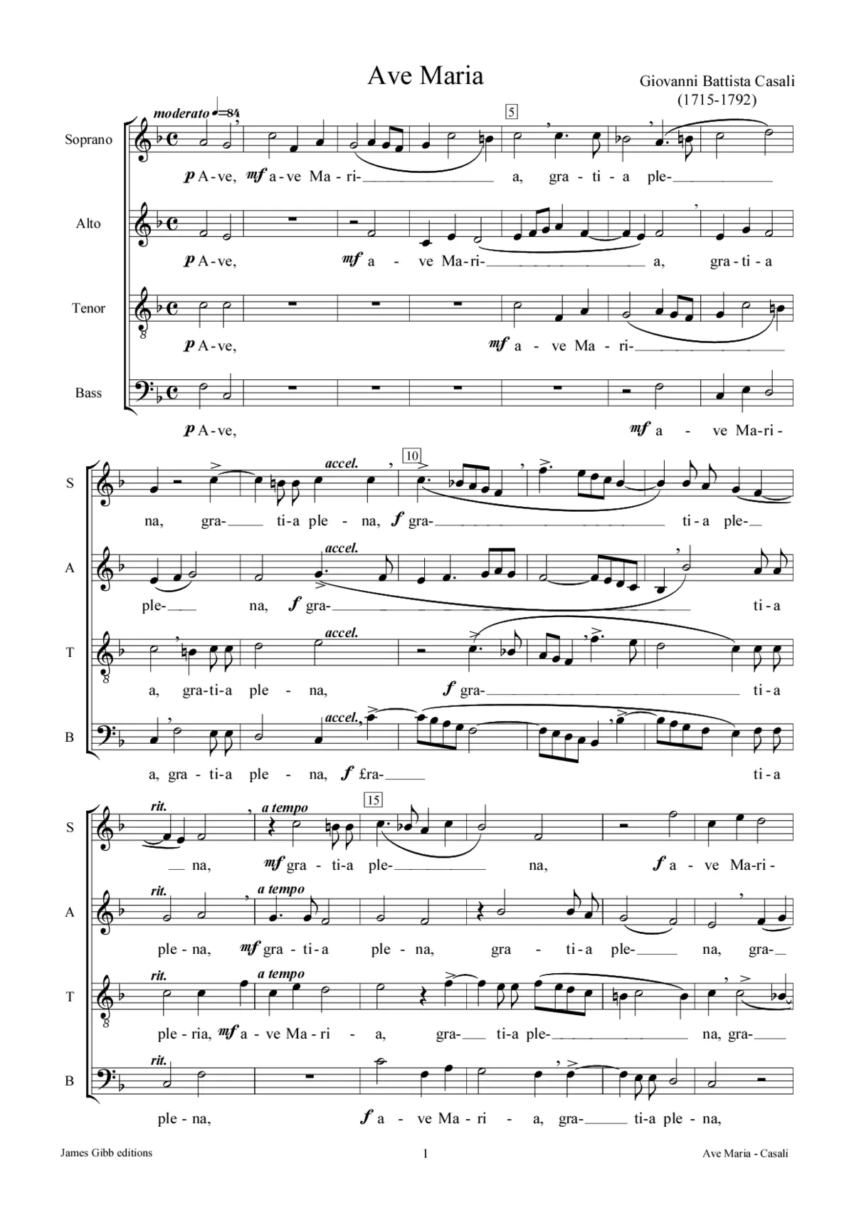 Ave Maria - Page 1