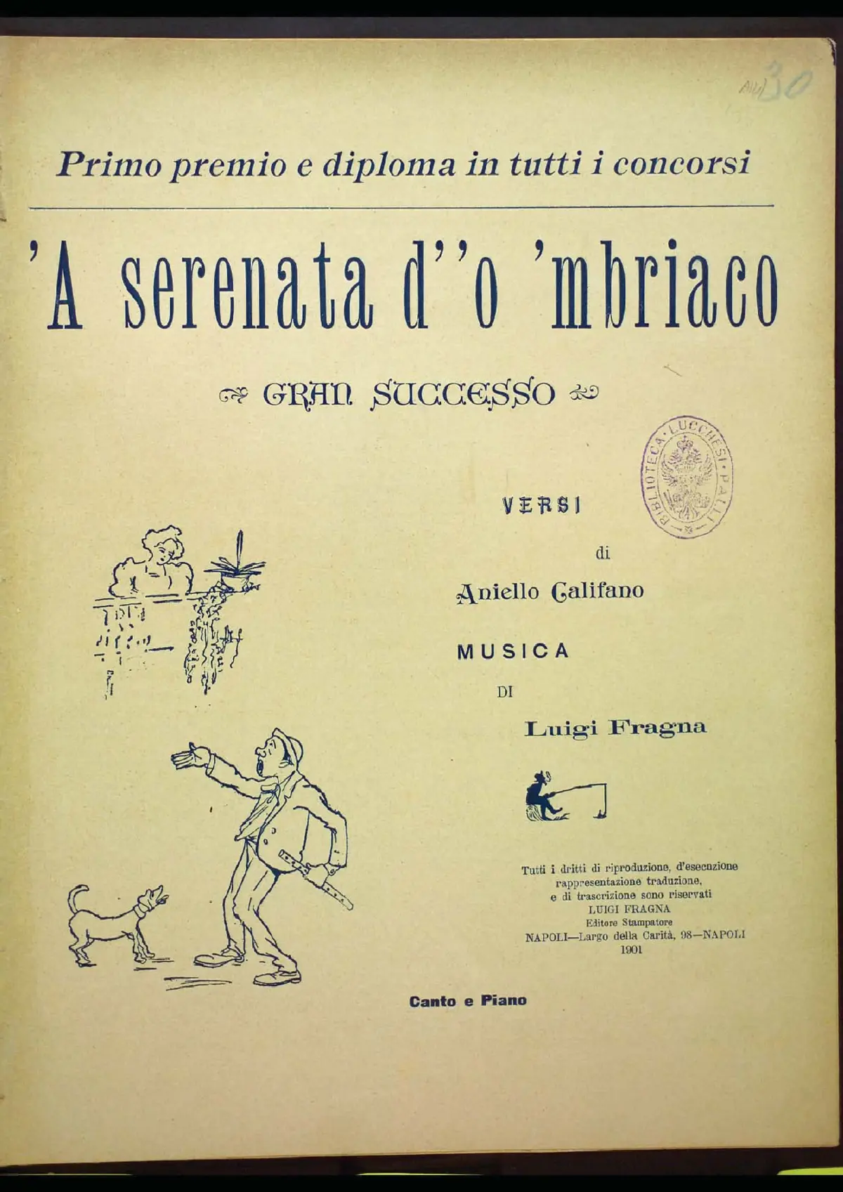 'A serenata d"o 'mbriaco - Page 1
