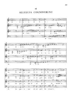 Alleluia, Cognoverunt discipuli