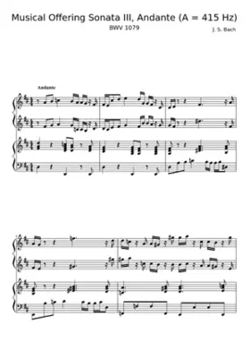 Musikalisches Opfer BWV 1079