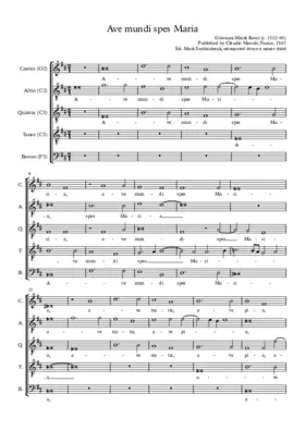 Ave mundi spes Maria